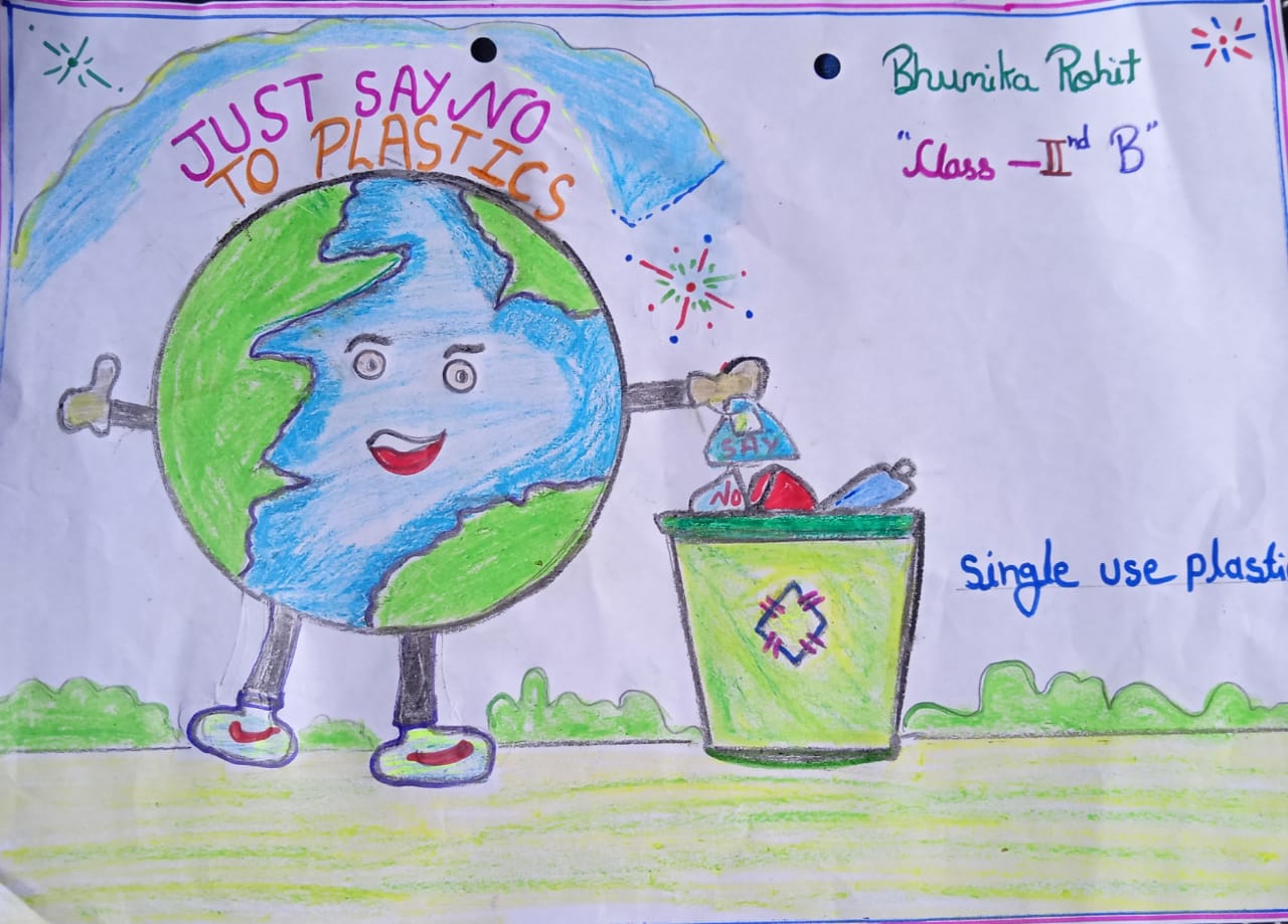 How to draw stop plastic pollution drawing poster chart project making  ideas ban plastic – Artofit